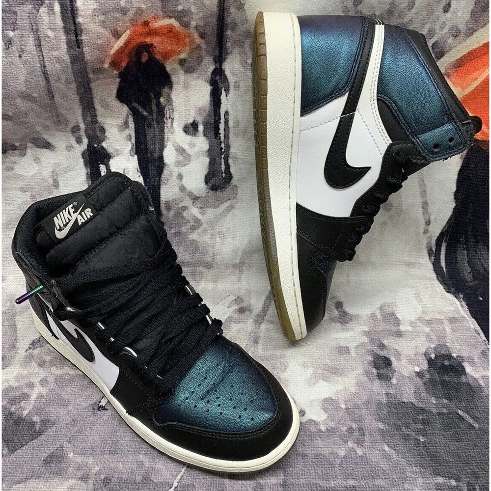 Nike Air Jordan Retro 1 All Star Game ASG Chameleon Size 6.5 Y Green